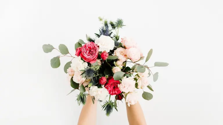 Bouquet di fiori per un matrimonio pio