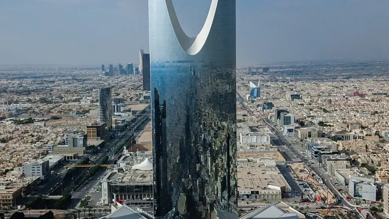 Utsikt över Riyadh för att lära sig arabiska i Saudiarabien