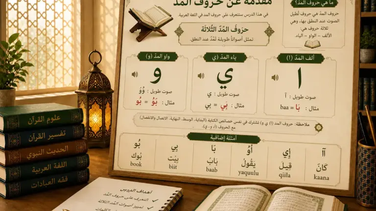 Arabic lesson about long vowels