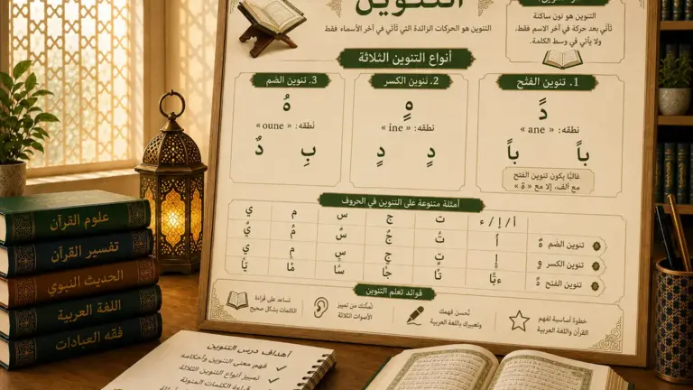 Arabic lesson about tanween