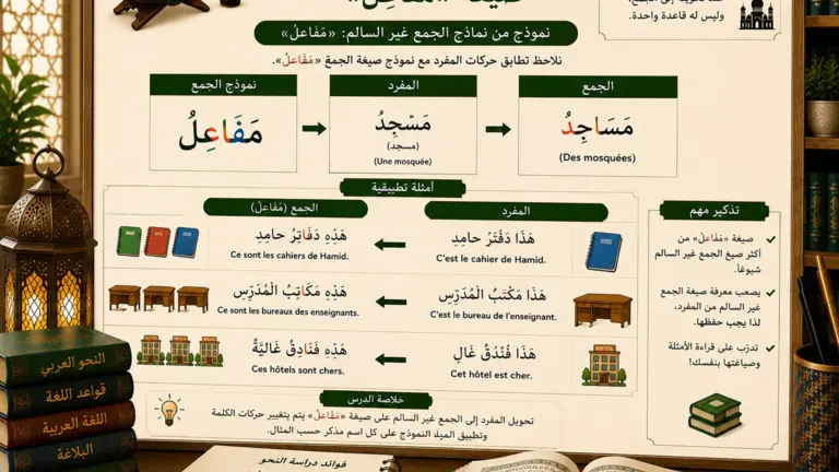 Arabic irregular plural lesson on the mafaail pattern