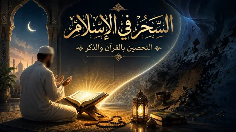 Mann liest den Koran zum Schutz vor Hexerei