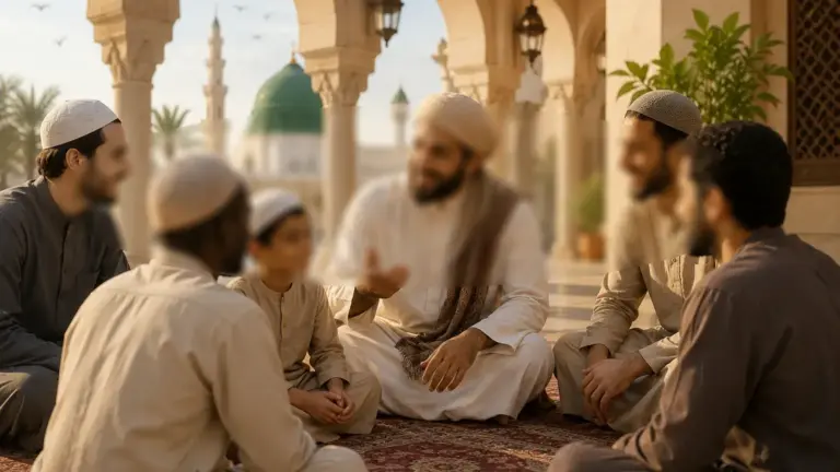 Group studying the Prophet’s character