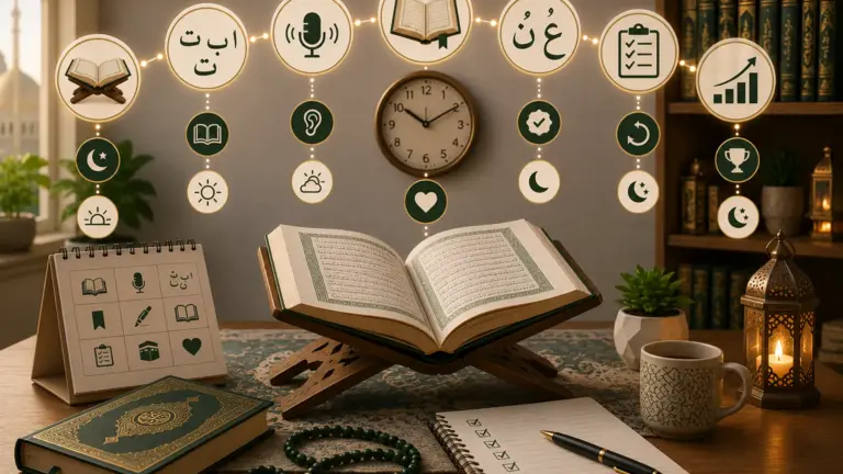 Daily Quran study routine