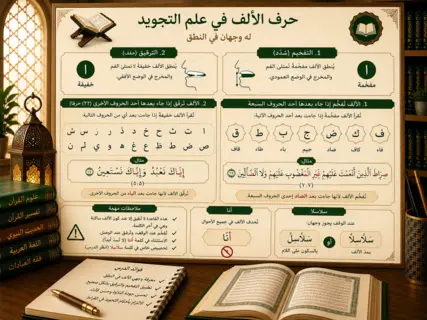 Tajweed lesson about the letter alif
