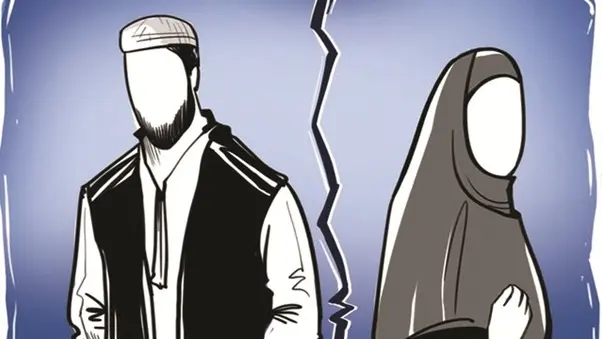 Muslimipari halkeaman erottamana