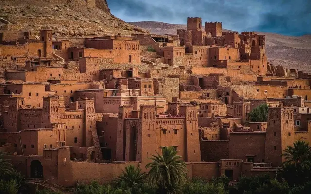 Traditionel landsby i den arabiske verden