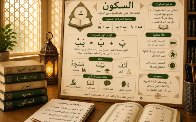 Arabic lesson about sukun