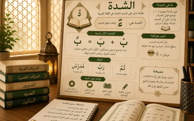 Arabic lesson about shadda