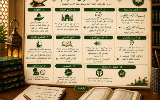 Lesson about the manners of Quran recitation