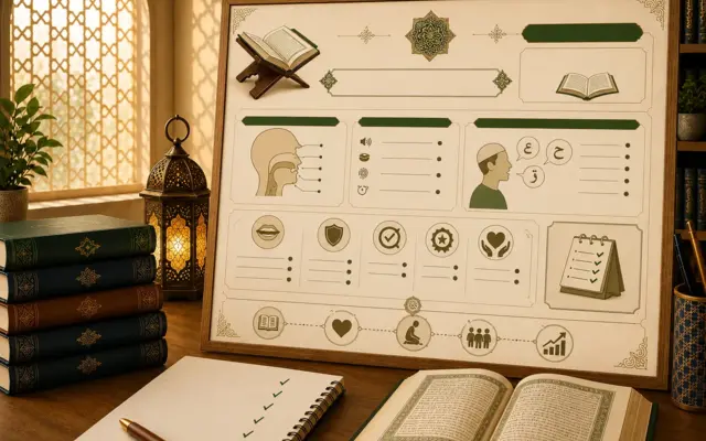 Tajweed lesson on non-opposite letter characteristics