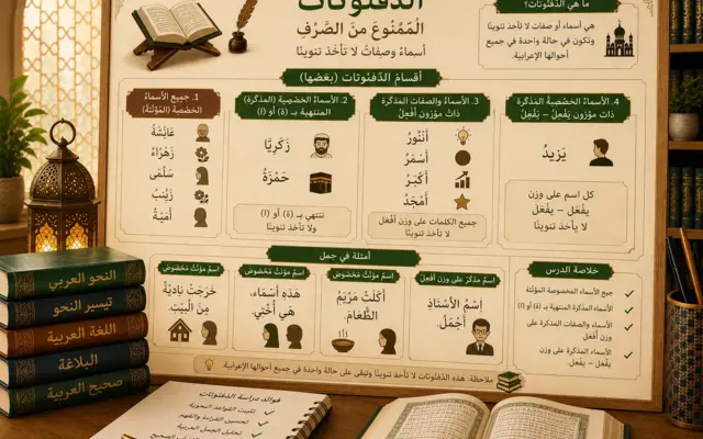 Introductory Arabic diptotes grammar lesson