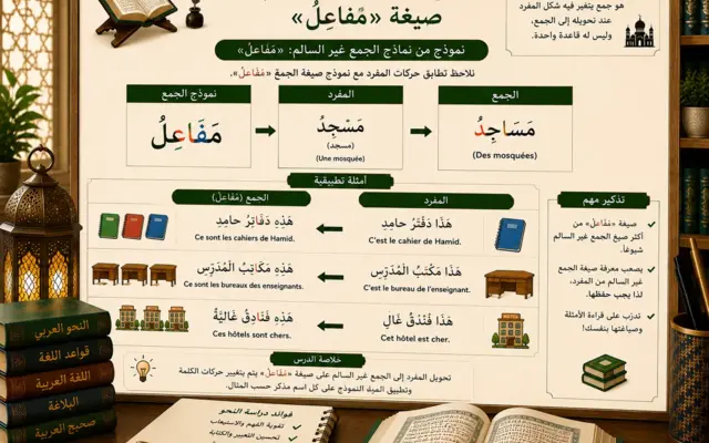 Arabic irregular plural lesson on the mafaail pattern