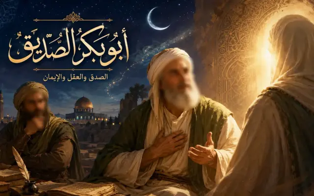 Abū Bakr as-Siddīq mit seinen Gefährten