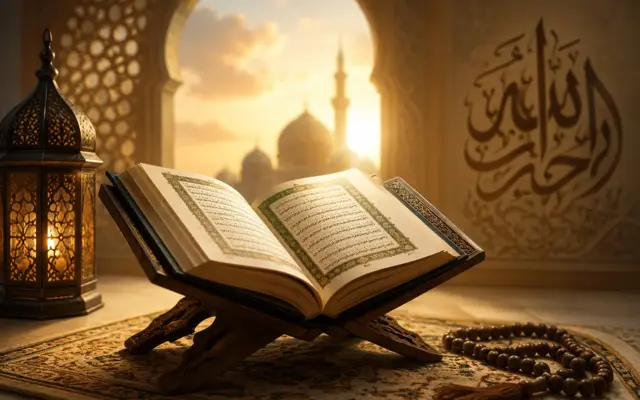 Open Quran illustrating Ayat al-Kursi and its benefits