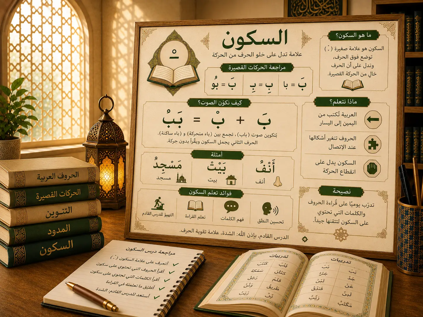 Arabic lesson about sukun