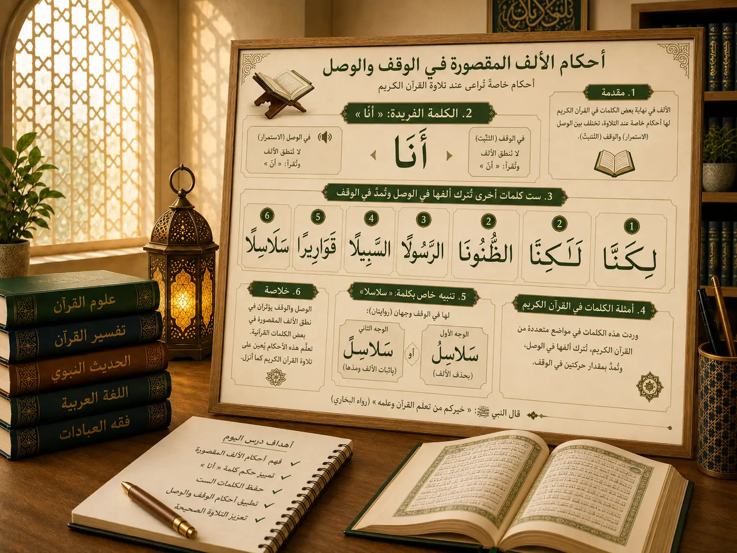 Lesson on alif variants in Quran recitation