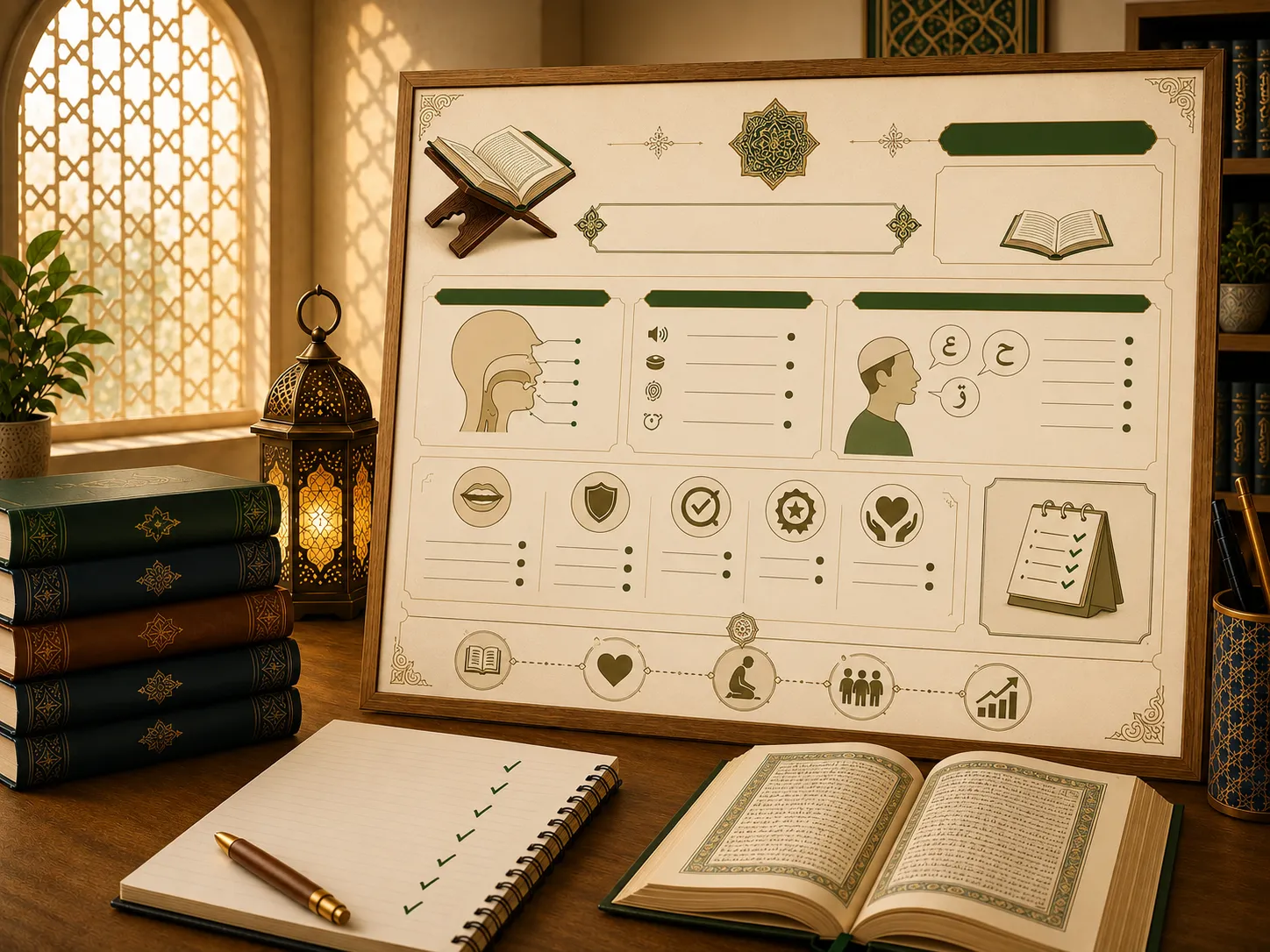 Tajweed lesson on non-opposite letter characteristics