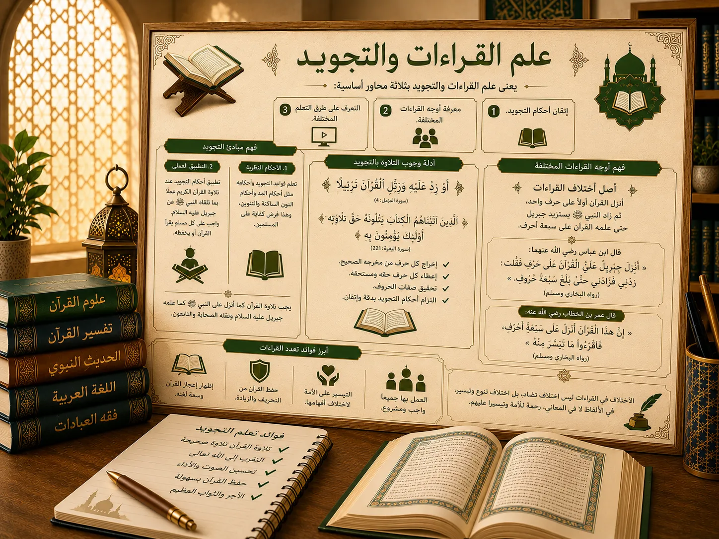 Cours sur la science des lectures et du tajwid