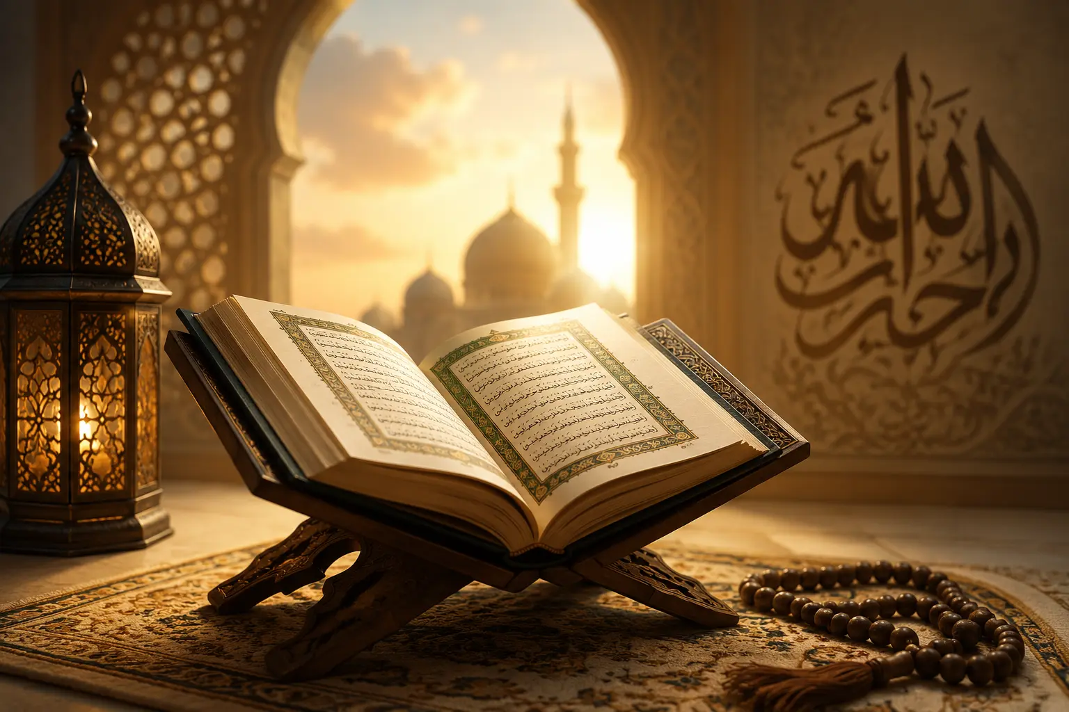 Coran ouvert illustrant Ayat al-Kursi et ses bienfaits