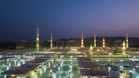 la mosquée du Prophète à Médine