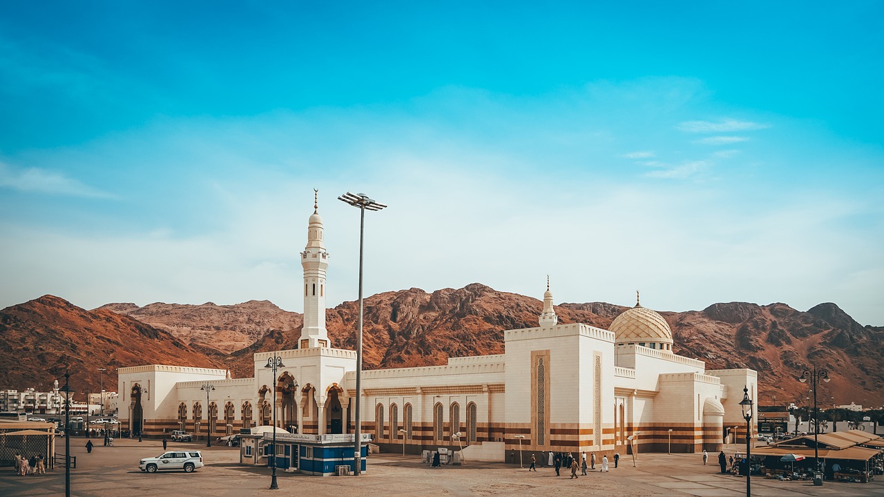 la Mosquée d'Ouhoud à Médine